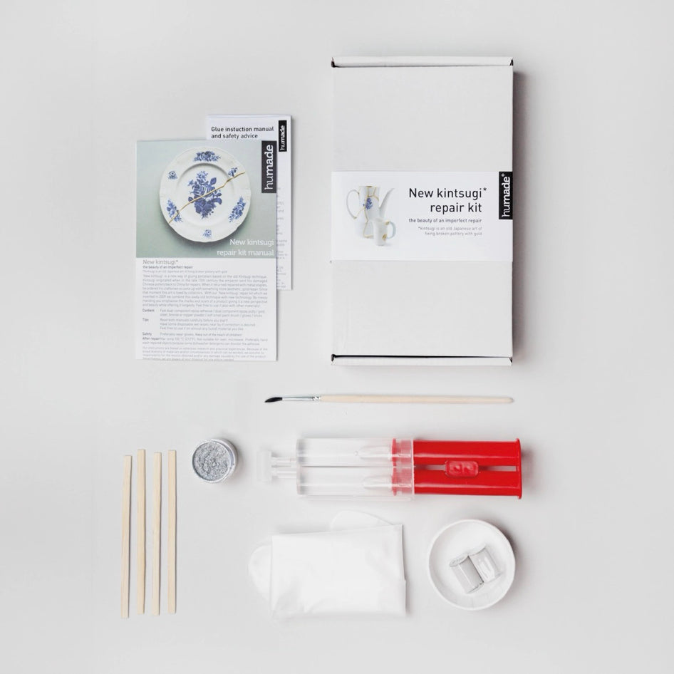 Afbeelding van de zilveren editie van de new kintsugi reparatie kit - SuperMatique