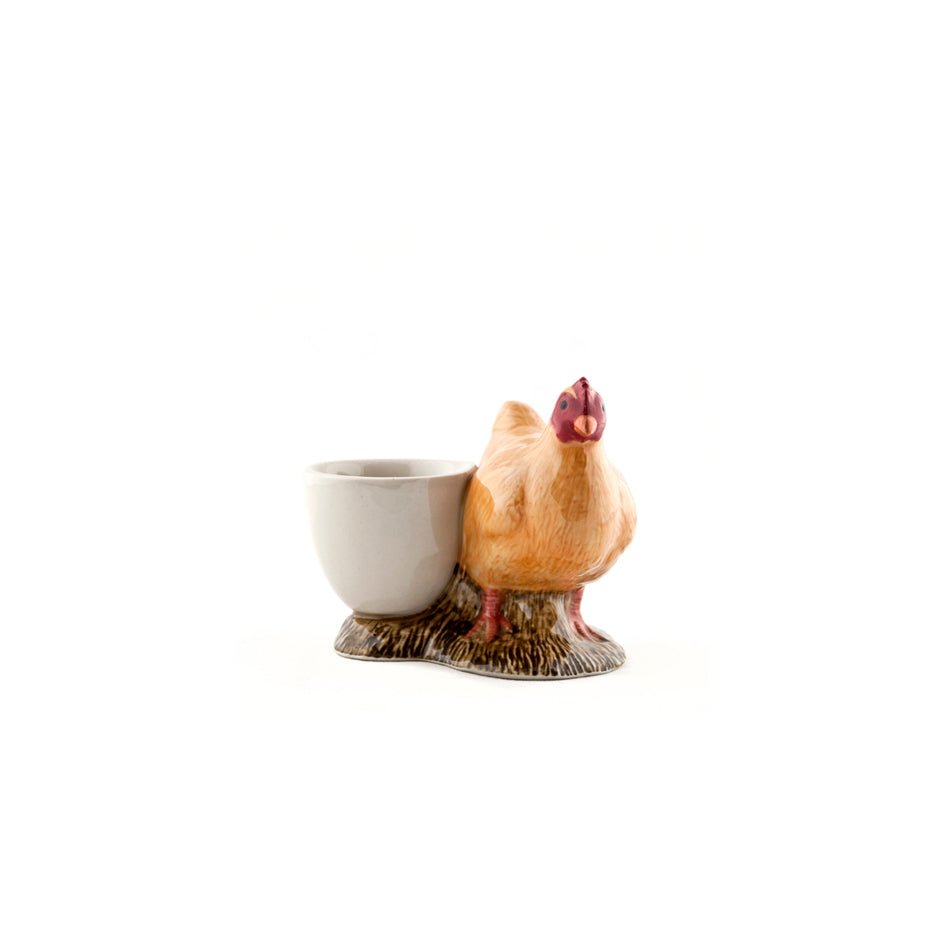 Bruine Orpington Hen met Eierdopje - Quail Ceramics - SuperMatique