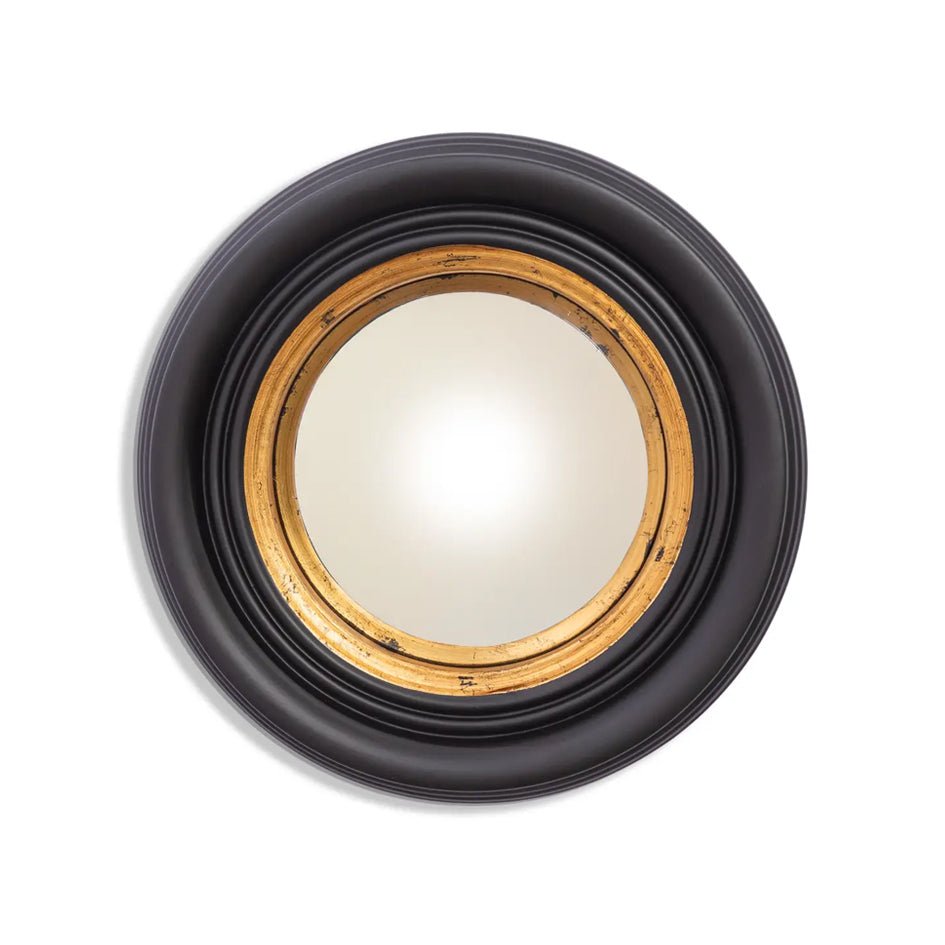 Convexe Spiegel Antiek Goud - Zwarte Kader Medium - SuperMatique