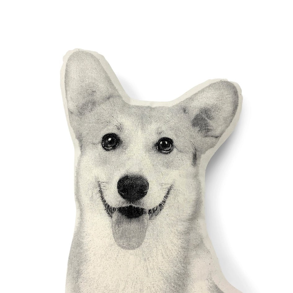 Corgi Hond Sierkussen - Broderpress - SuperMatique