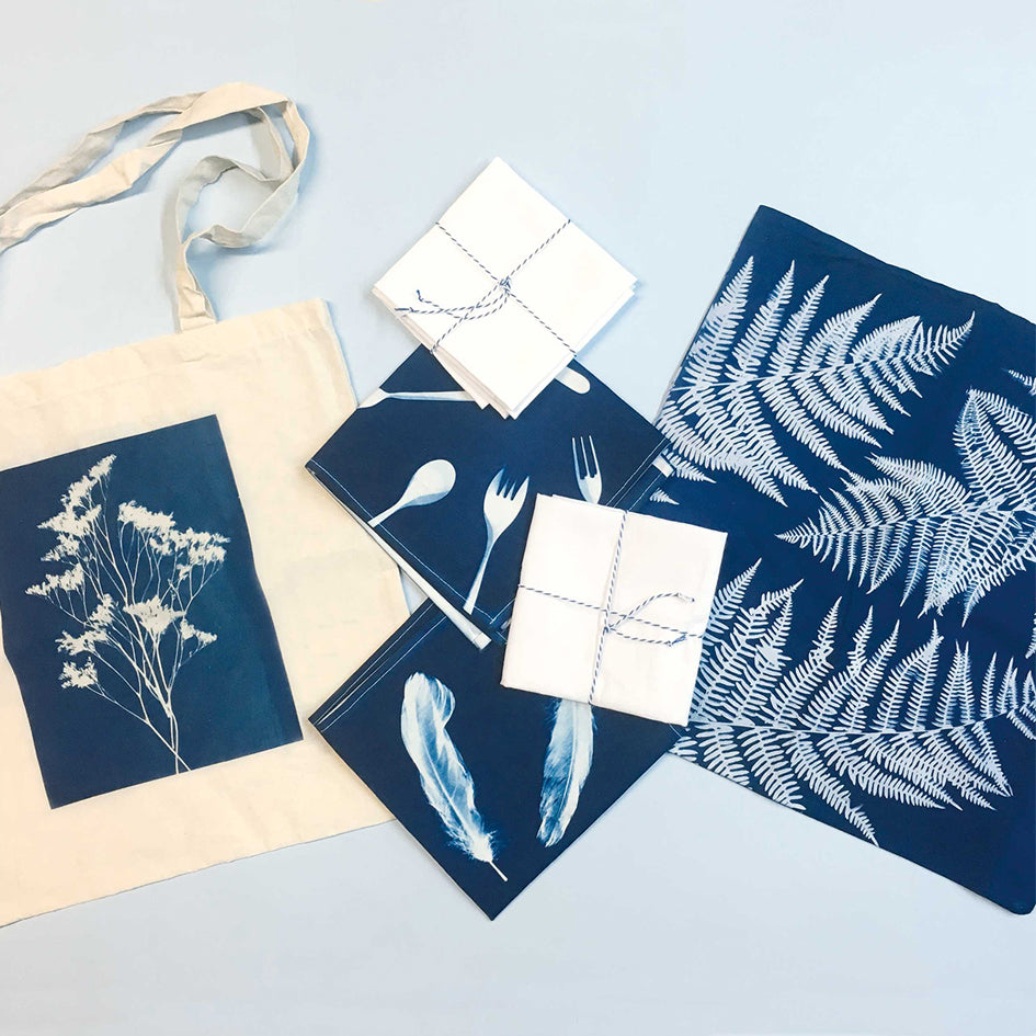 Afbeelding van kreative kit voor cyanotype textiel druk P.A.R. - SuperMatique