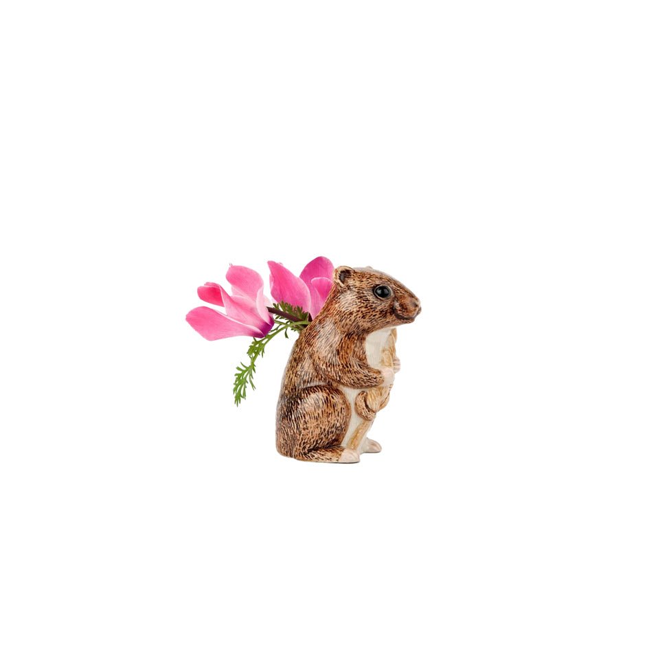 Dwergmuis Klein Bloemenvaasje - Quail Ceramics - SuperMatique