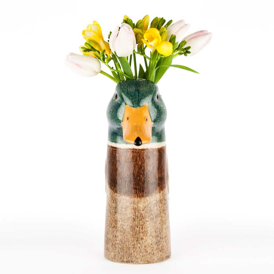 Eend Bloemenvaas - Quail Ceramics - SuperMatique