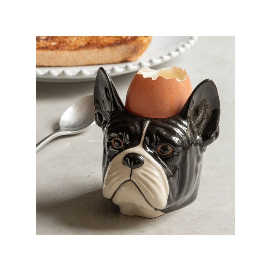 Franse Bulldog Eierdopje - Quail Ceramics - SuperMatique
