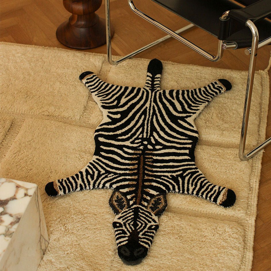 Gestreept Zebra Vloerkleed Klein - Doing Goods - SuperMatique