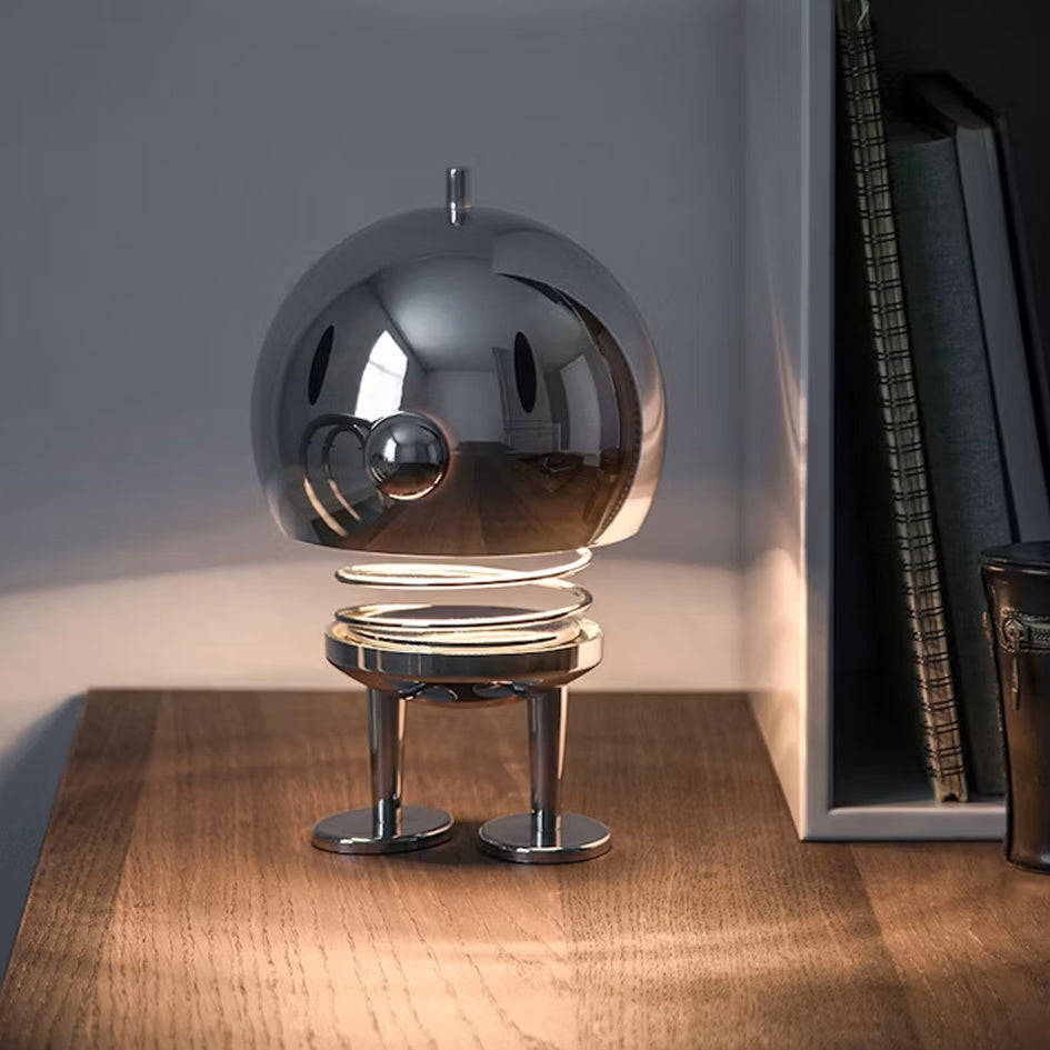 Afbeelding van LED-lamp in chrome Hoptimist figuur Hoptimist - SuperMatique