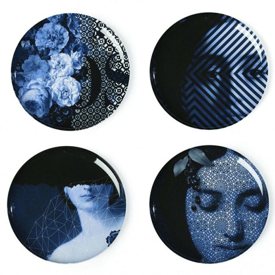 Ibride Yuan Osorio Set van 4 bijpassende borden - SuperMatique