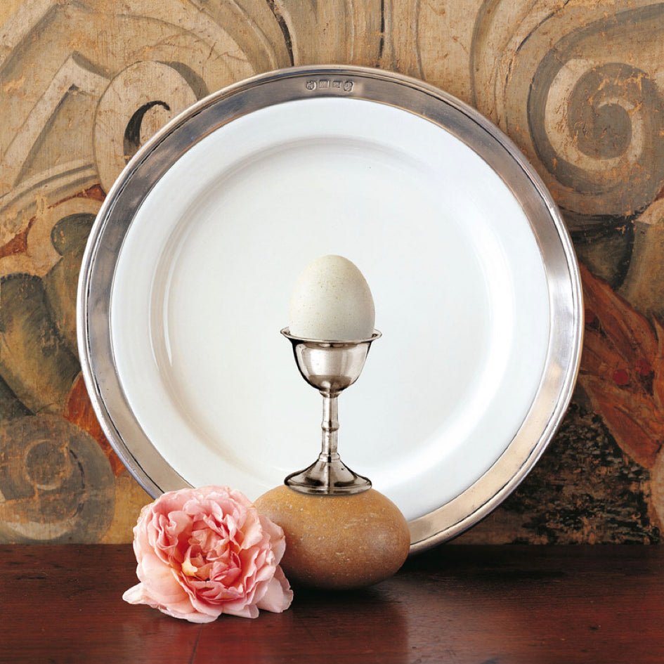 Keramiek Dinerbord Met Tinnen Rand 'Convivio' - Cosi Tabellini - SuperMatique