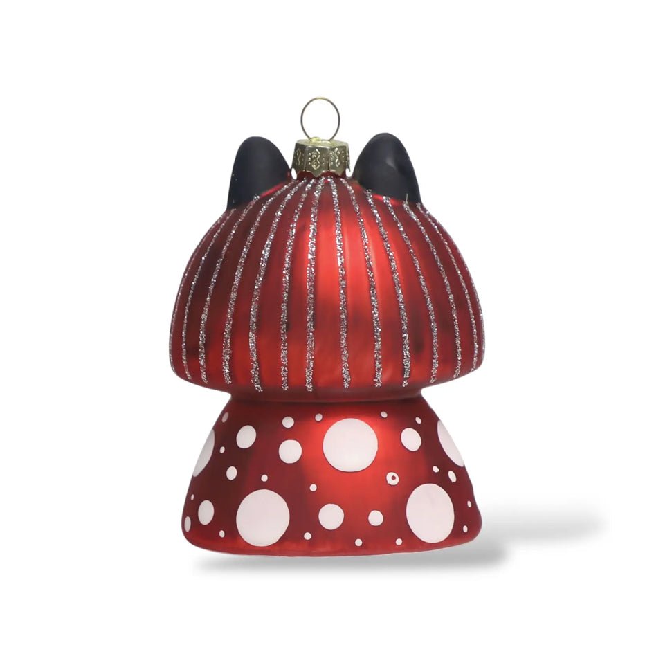 "Kusameow" Yayoi Kusama Tuxedo Kat Kerstornament - Naked Decor - SuperMatique