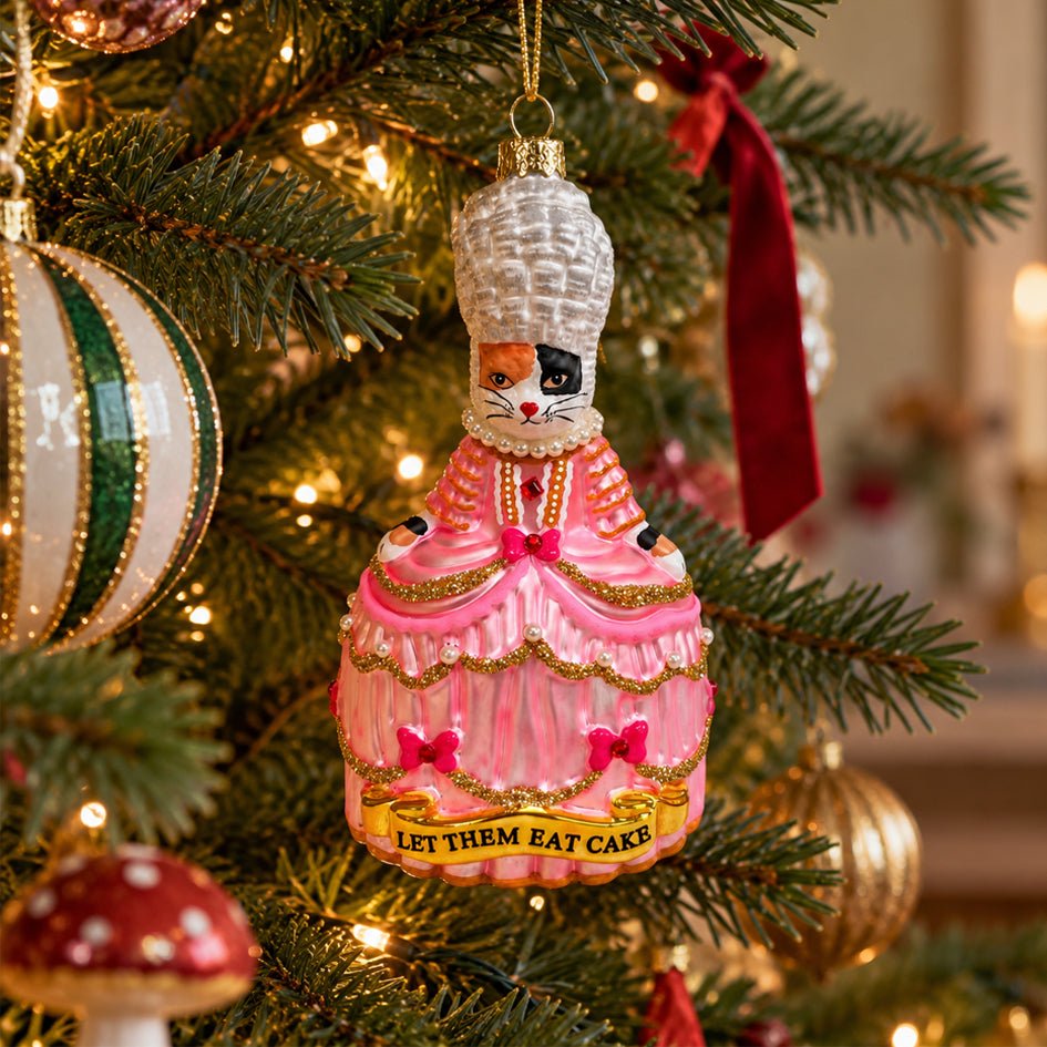 Marie Antoinette Lapjeskat Kerstornament - Naked Decor - SuperMatique