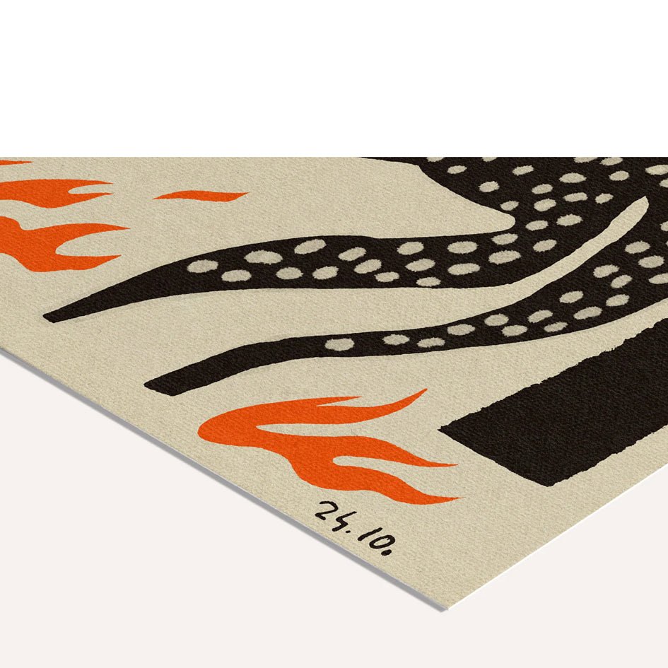 'Matching Outfits' Gevlekte Paard en Hond Art Print - Enikő Eged - SuperMatique