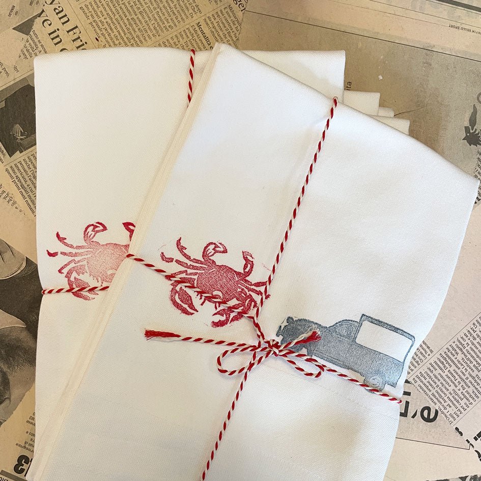 Servetten Set Krab en Citroën - EGGY - SuperMatique