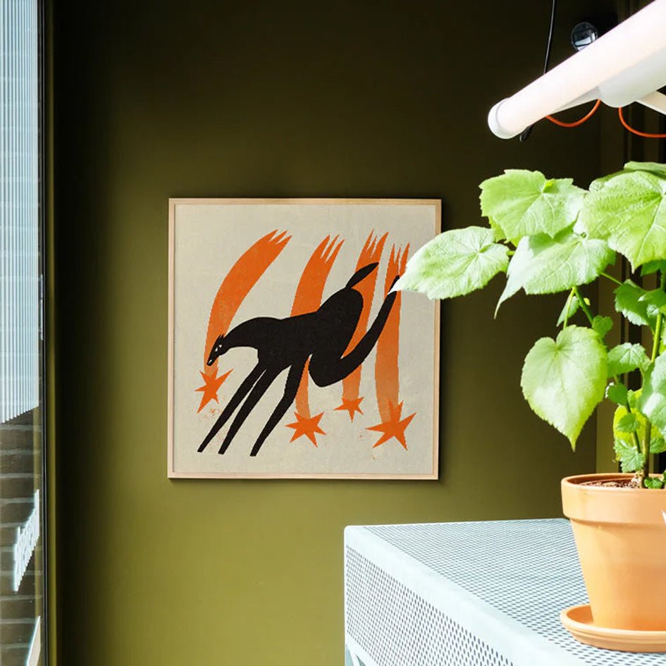 'Shooting Stars' Paard met Sterren Art Print - Enikő Eged - SuperMatique