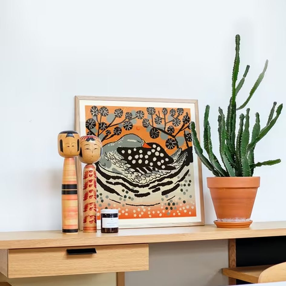 'Sleeping Duck' Slapende Eend Art Print - Enikő Eged - SuperMatique