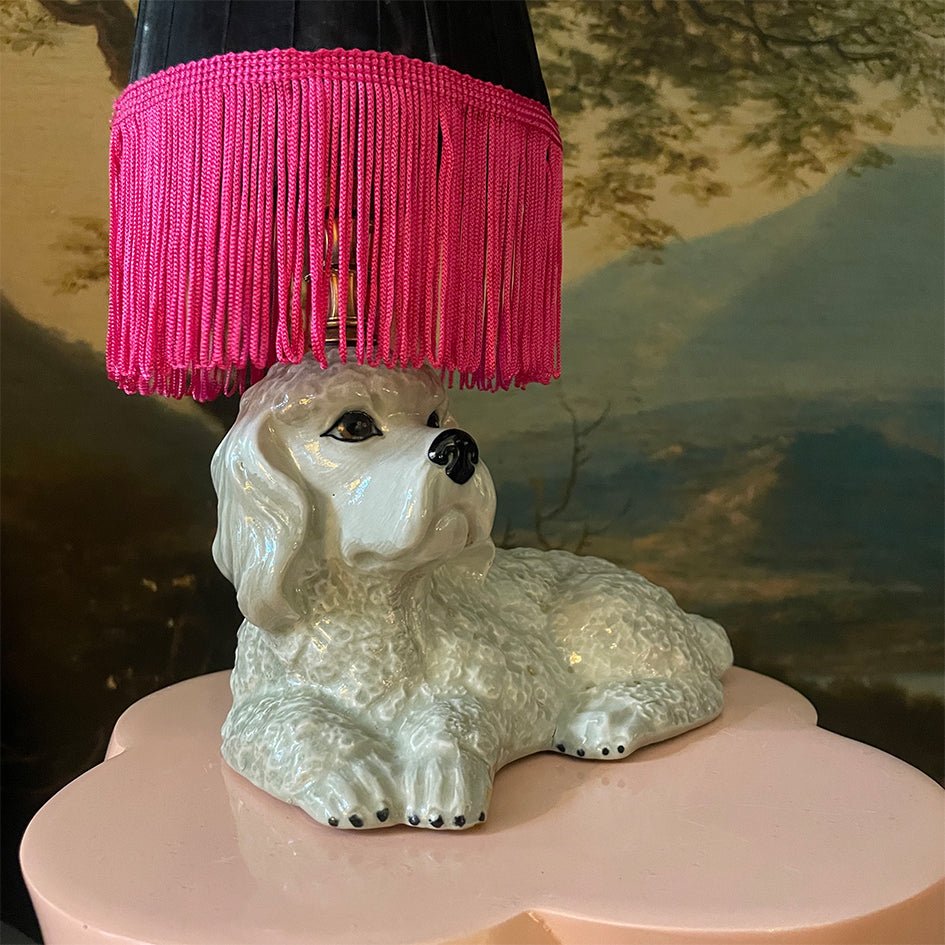 Vintage Decoratieve Keramiek Lamp Cocker Spaniel - t.i.p. Lights - SuperMatique