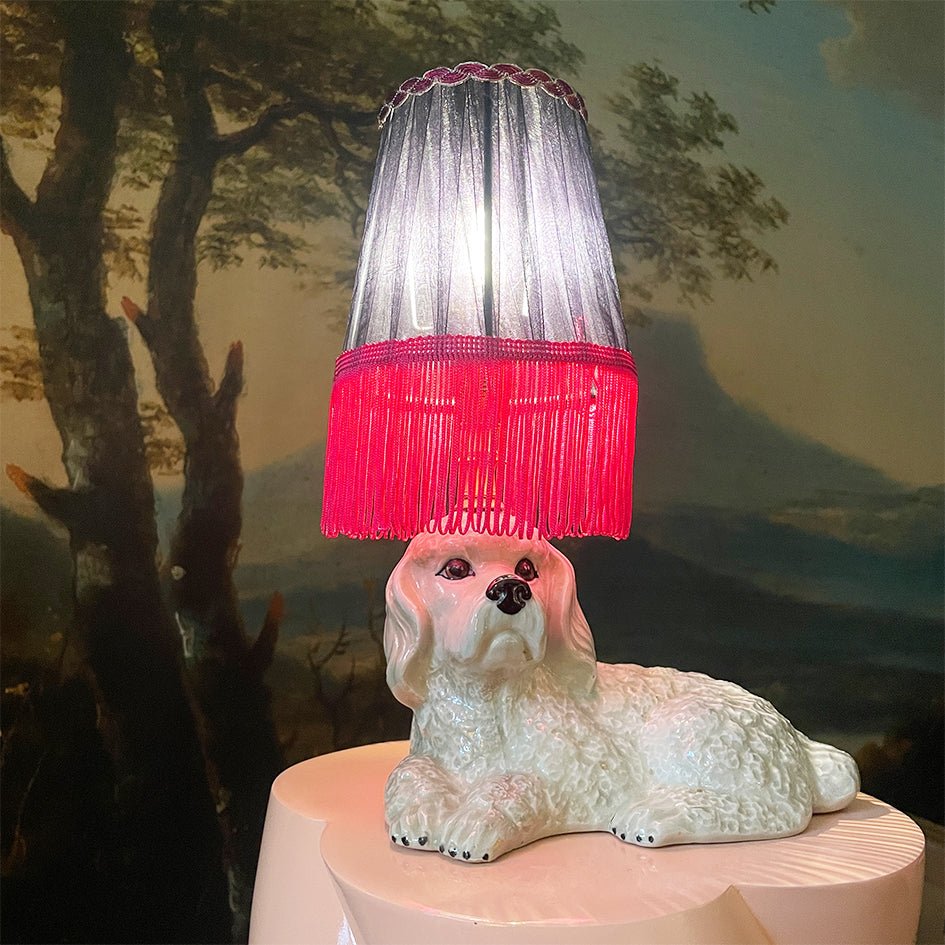 Vintage Decoratieve Keramiek Lamp Cocker Spaniel - t.i.p. Lights - SuperMatique