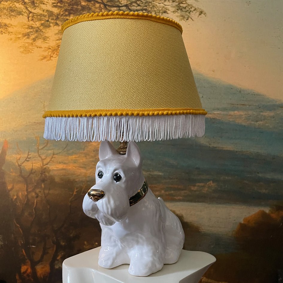 Vintage Decoratieve Keramiek Lamp Schotse Terriër - t.i.p. Lights - SuperMatique