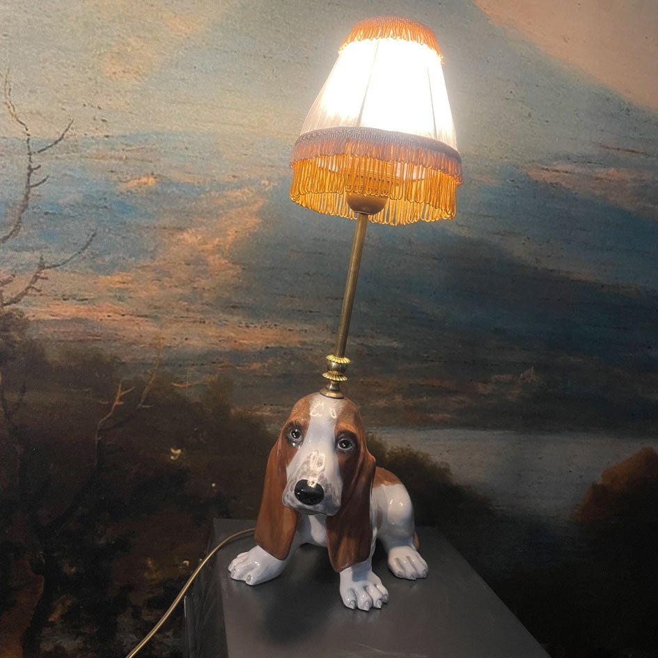 Vintage Decoratieve Lamp Basset Puppy - t.i.p. Lights - SuperMatique