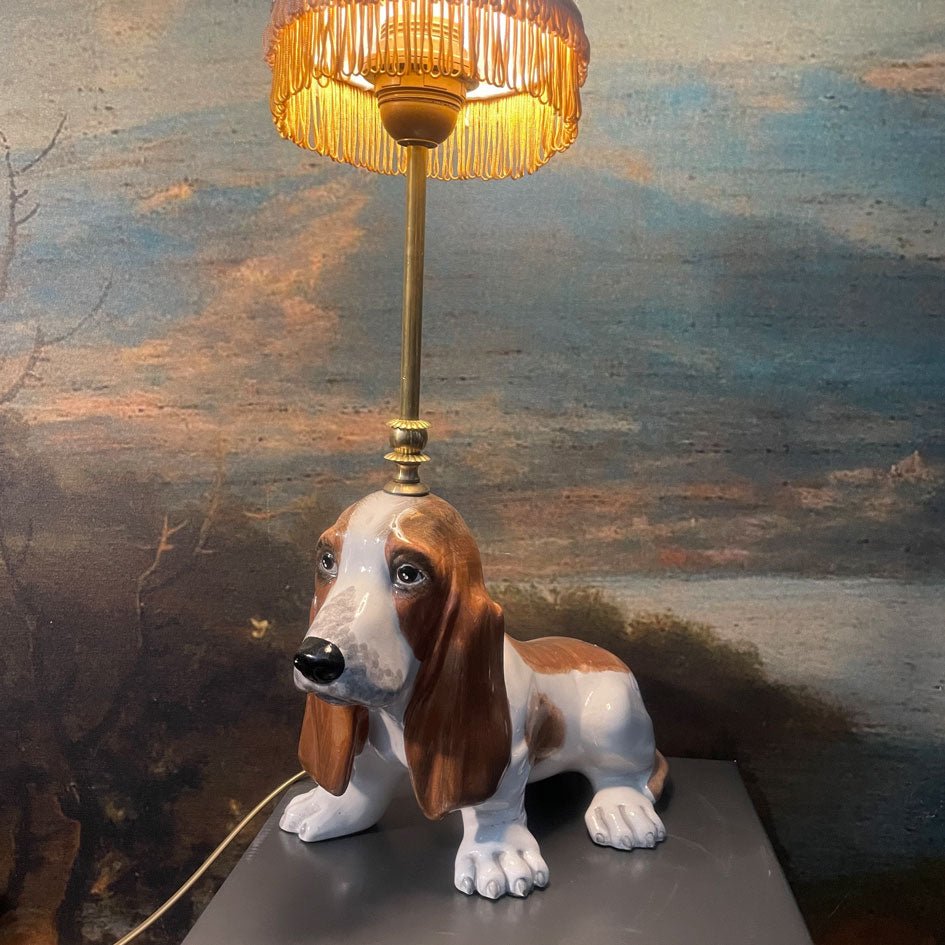 Vintage Decoratieve Lamp Basset Puppy - t.i.p. Lights - SuperMatique