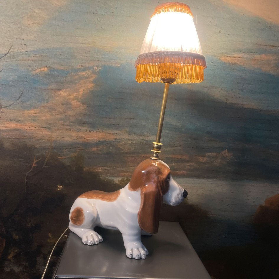 Vintage Decoratieve Lamp Basset Puppy - t.i.p. Lights - SuperMatique