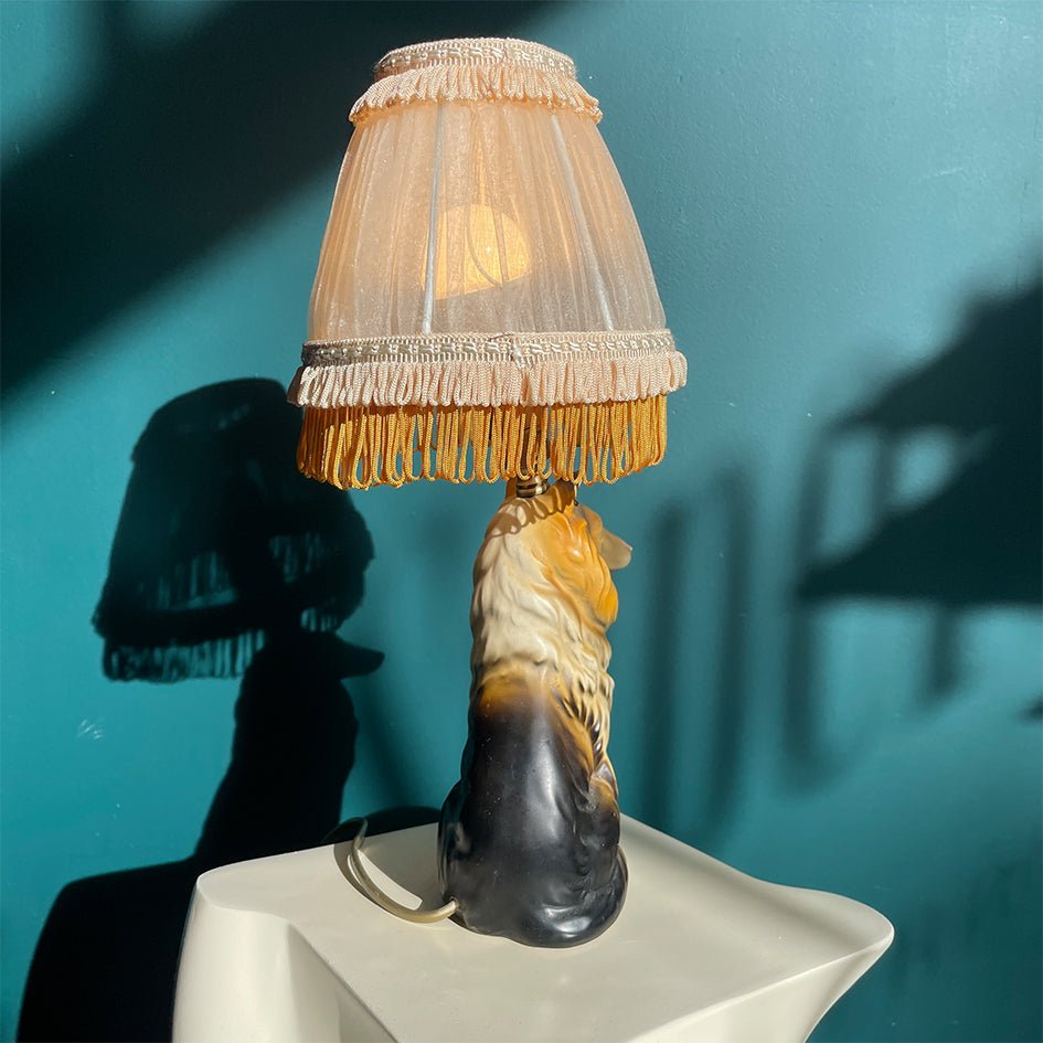 Vintage Keramiek Collie Hond Tafellamp - t.i.p. Lights - SuperMatique