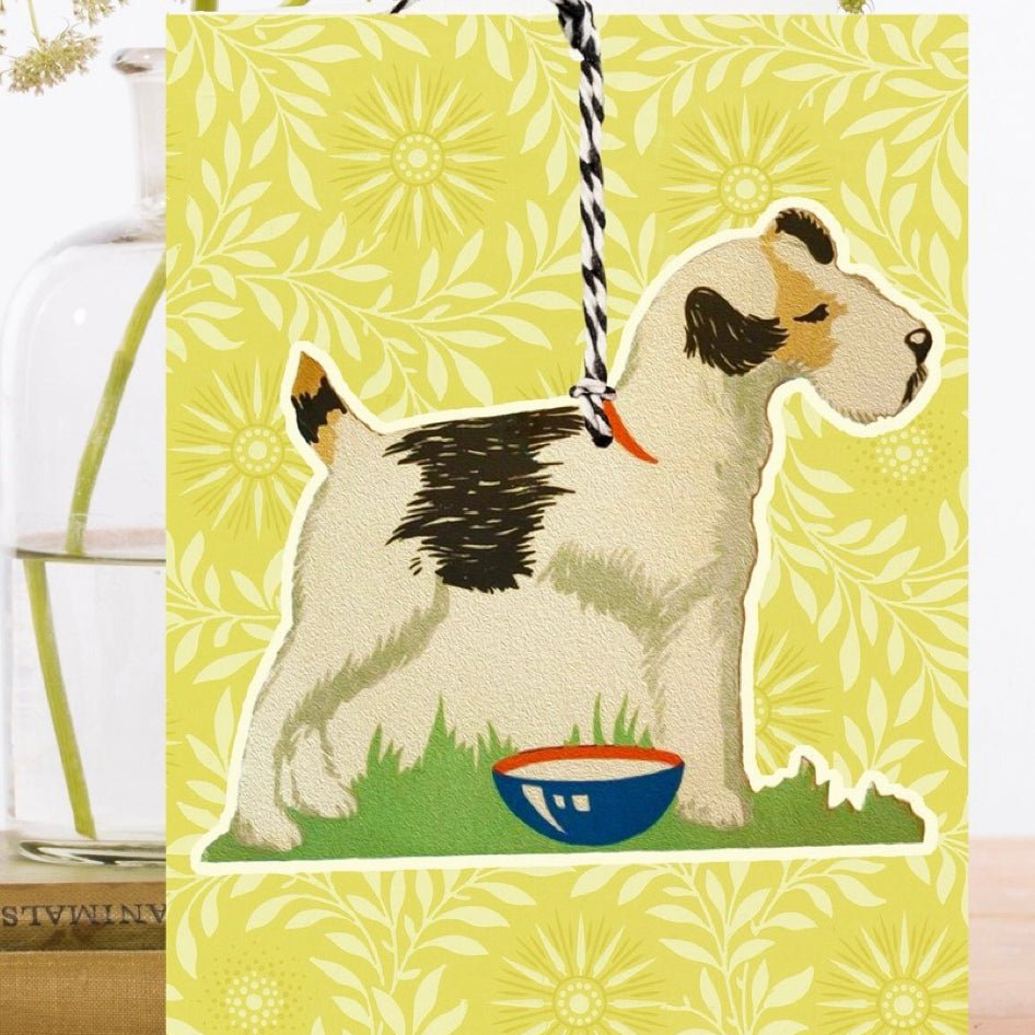 Wenskaart 'Dog & Bowl' - Madame Treacle - SuperMatique