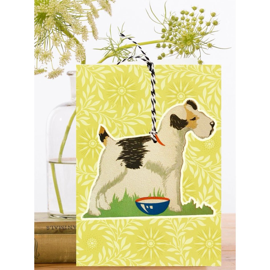 Wenskaart 'Dog & Bowl' - Madame Treacle - SuperMatique