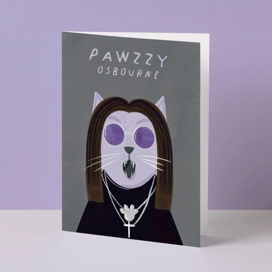 Wenskaart Pawzzy Osbourne - Niaski - SuperMatique