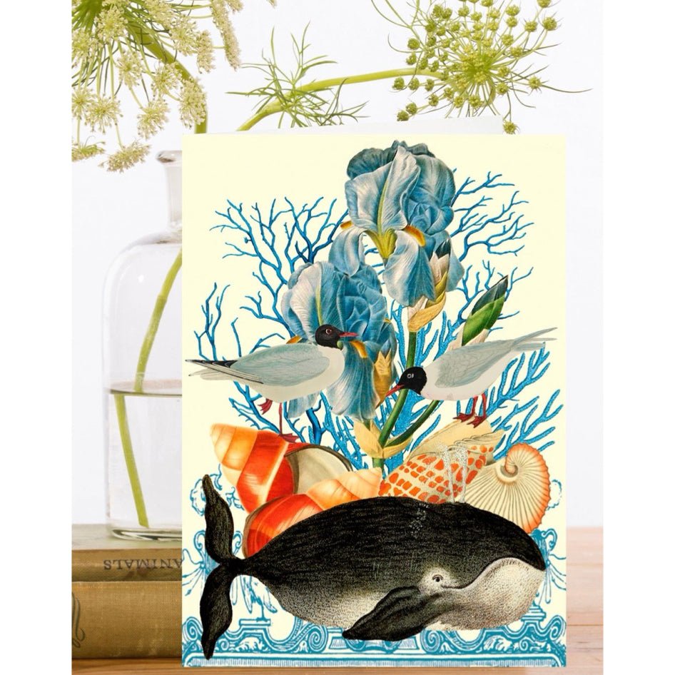 Wenskaart The Happy Whale - Madame Treacle - SuperMatique