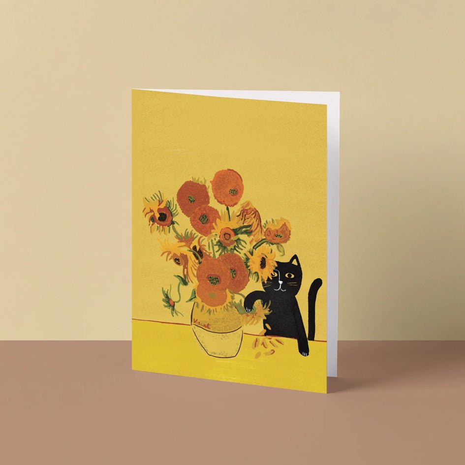 Wenskaart Vincat van Gogh Met Zonnebloemen - Niaski - SuperMatique