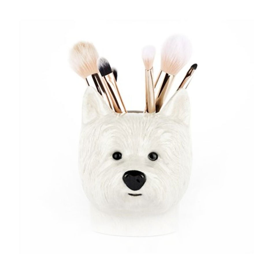 Westie Hondje Pennenpot - Quail Ceramics - SuperMatique