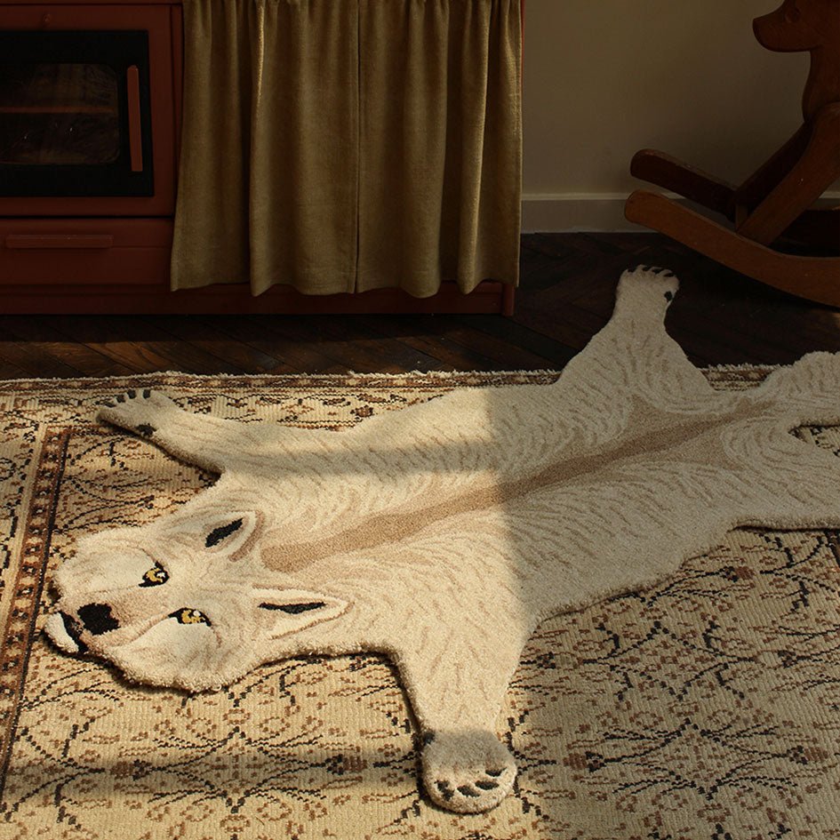 Woozy Wolf Vloerkleed Groot - Doing Goods - SuperMatique