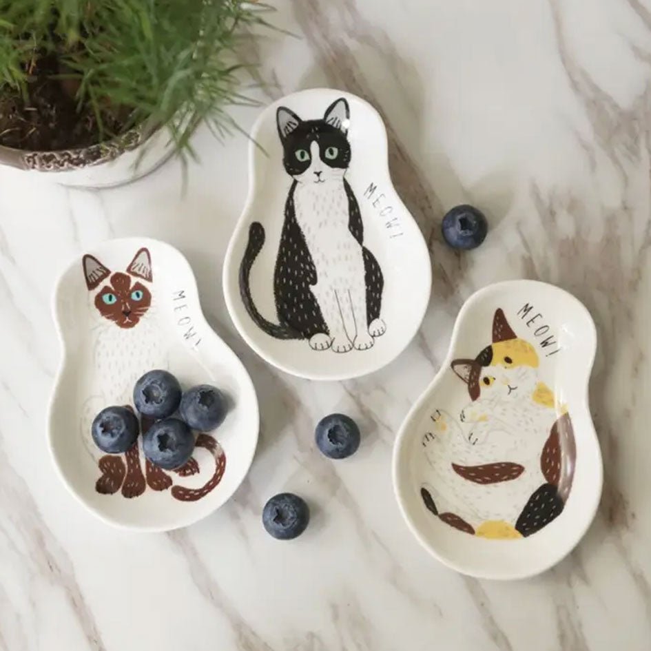 Zwart - Witte Kat Schaaltje - SuperMatique - SuperMatique