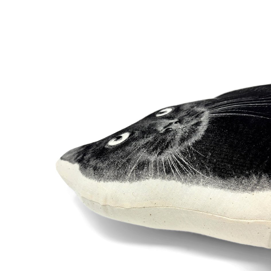 Zwarte Kat Sierkussen - Broderpress - SuperMatique