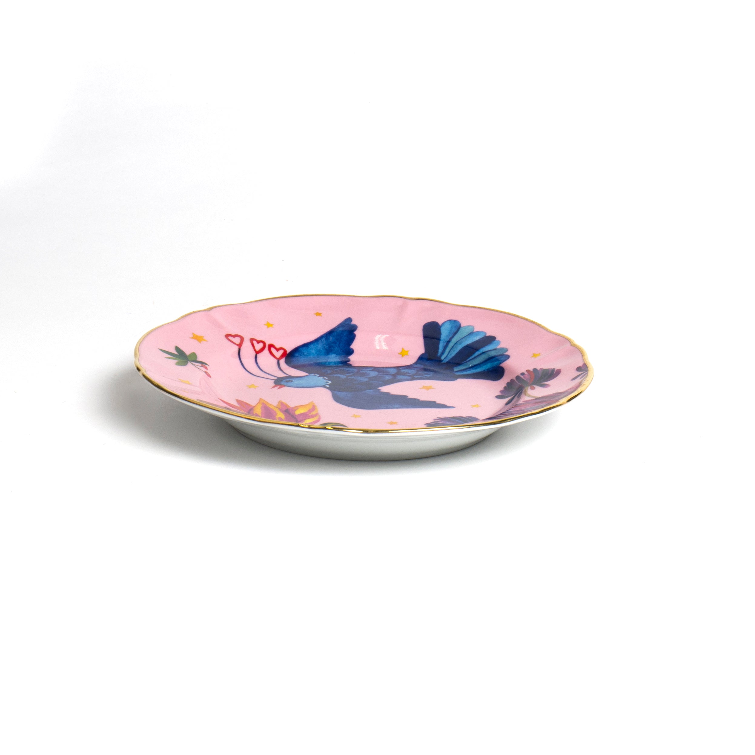 Bitossi Home Funky Table Vogel bord Roze - SuperMatique