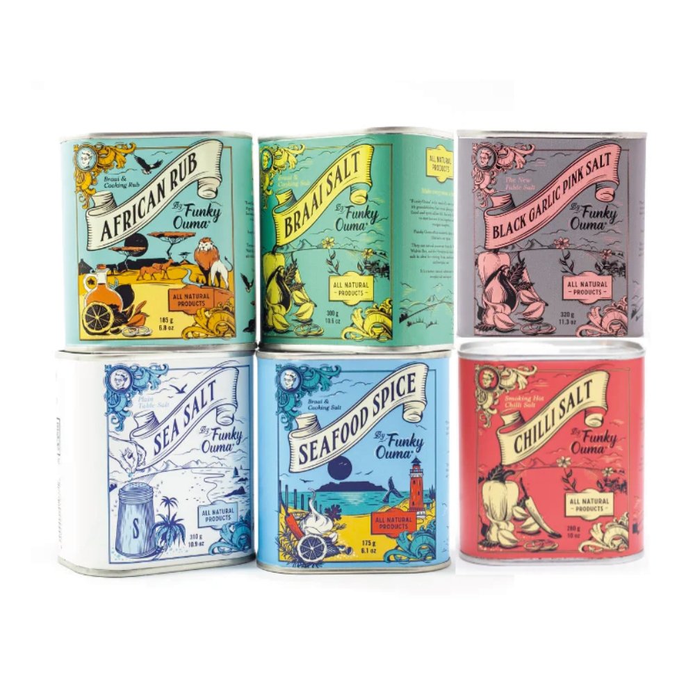 Funky Ouma Afrikaanse Rub Kruidblik - SuperMatique