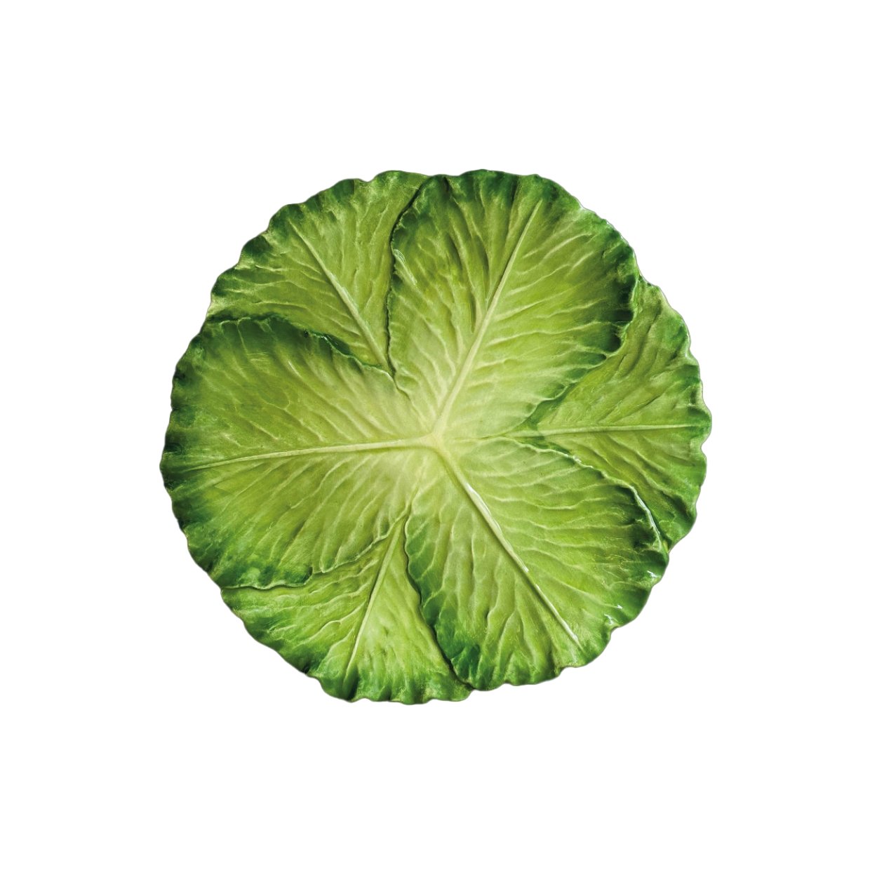 Groene Kool Aardewerk bord - SuperMatique