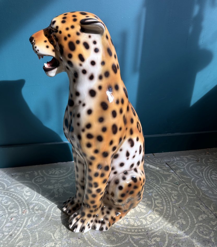 Keramiek Luipaard beeld Medium - SuperMatique