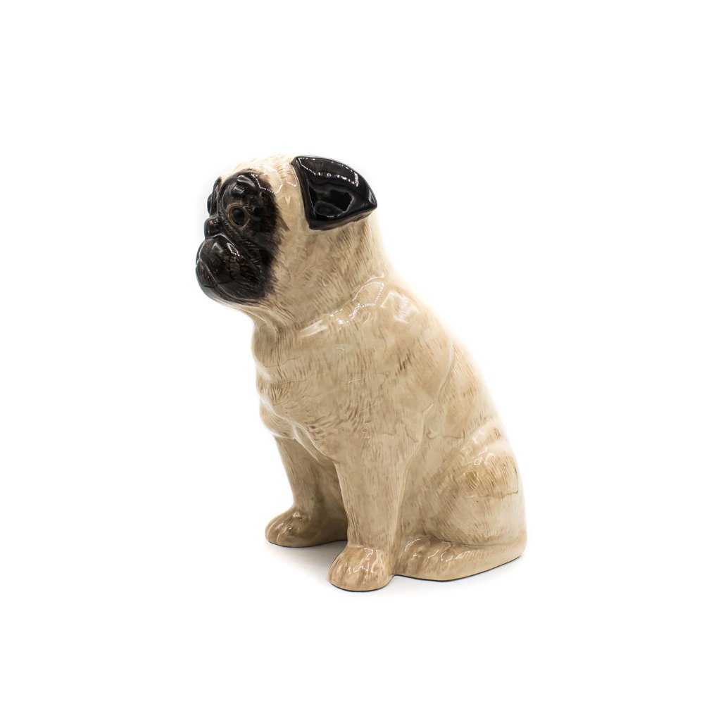 Mopshond Fawn Bloemenvaas - SuperMatique