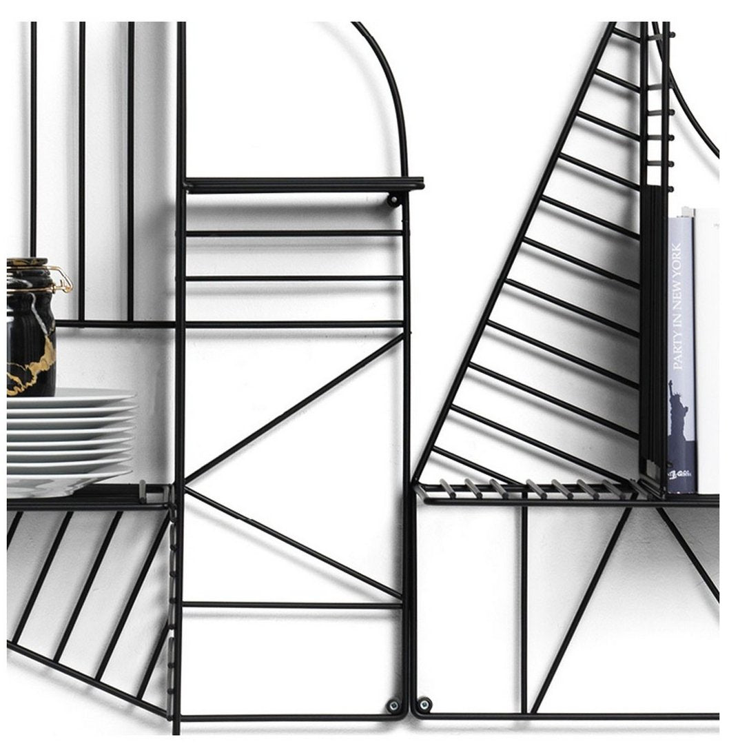 Musa zwarte wandplank MOGG - SuperMatique