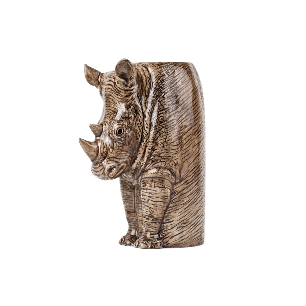 Neushoorn Bloemenvaas van keramiek - SuperMatique