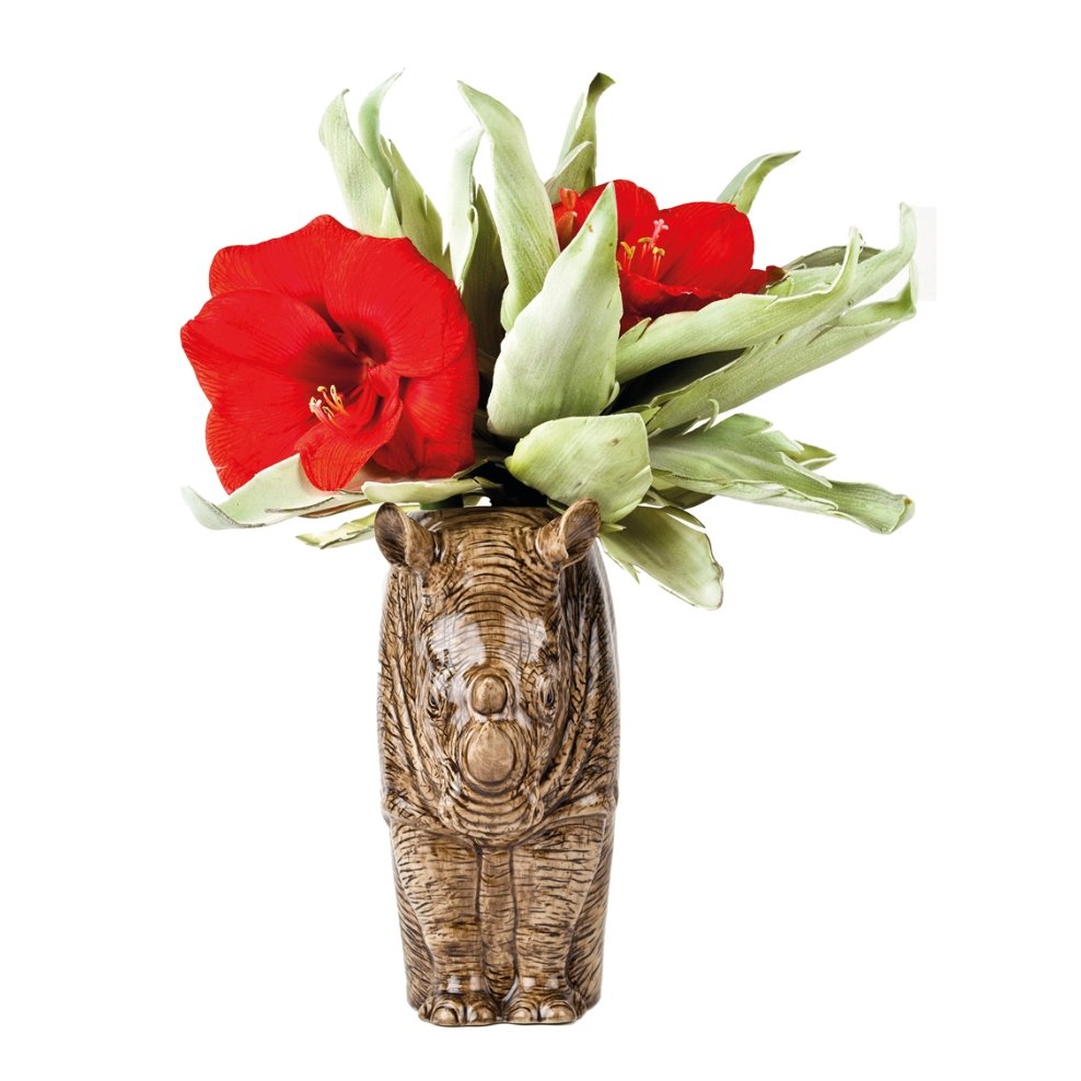 Neushoorn Bloemenvaas van keramiek - SuperMatique