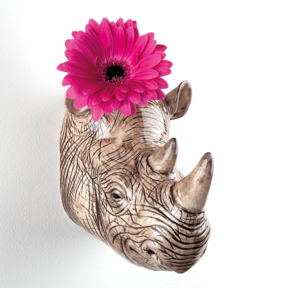 Neushoorn wandvaas - SuperMatique
