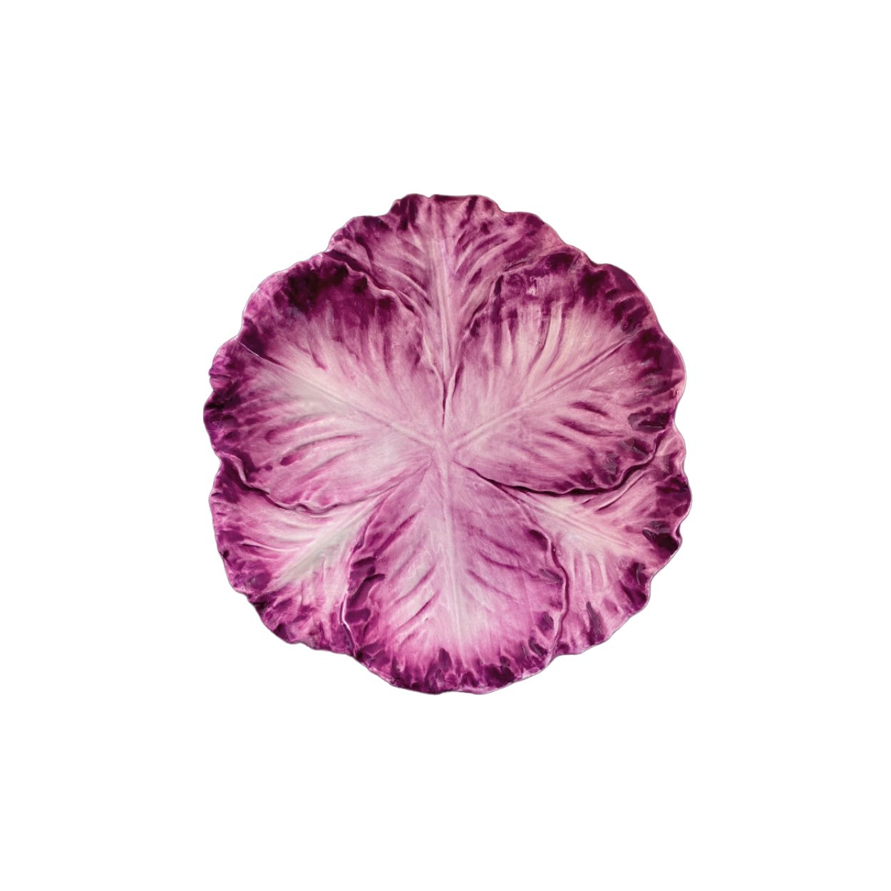 Rode Kool Aardewerk bord klein - SuperMatique