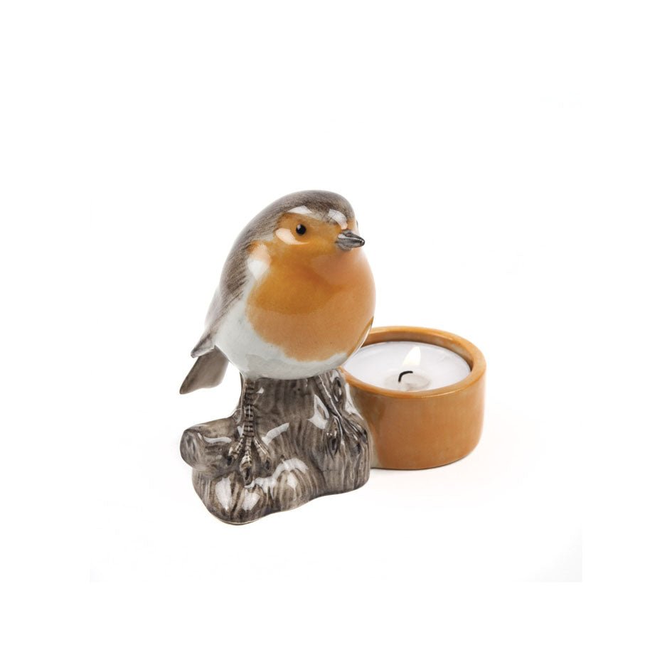 Roodborstje Theelicht houder Quail Ceramics - SuperMatique