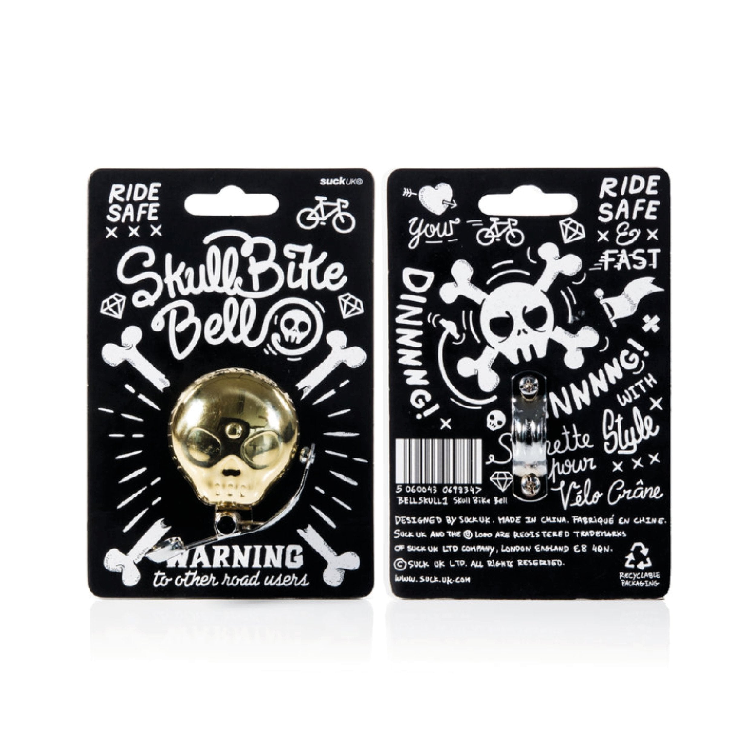 Skull Fietsbel - SuperMatique