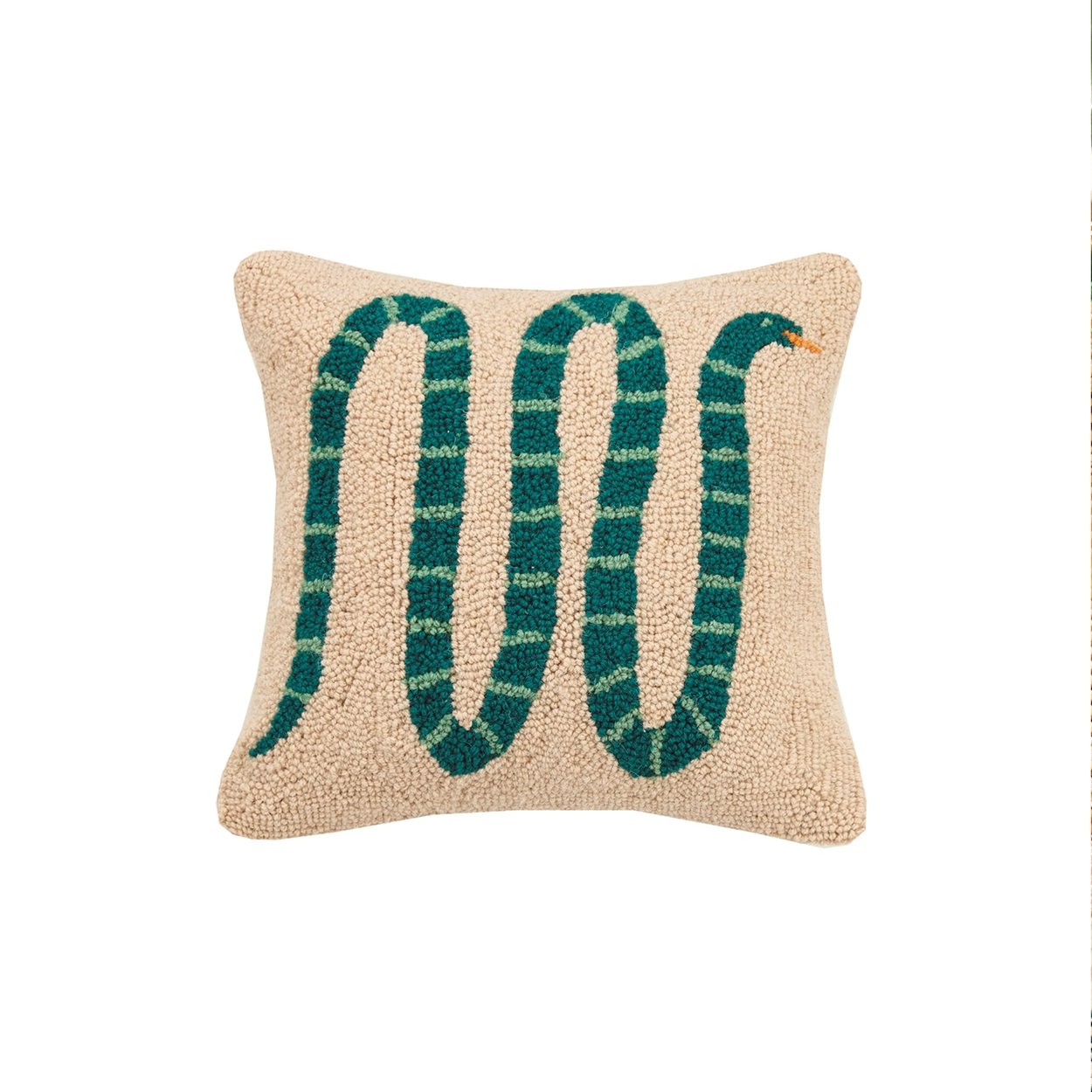 Slang handgeknoopt kussen - SuperMatique