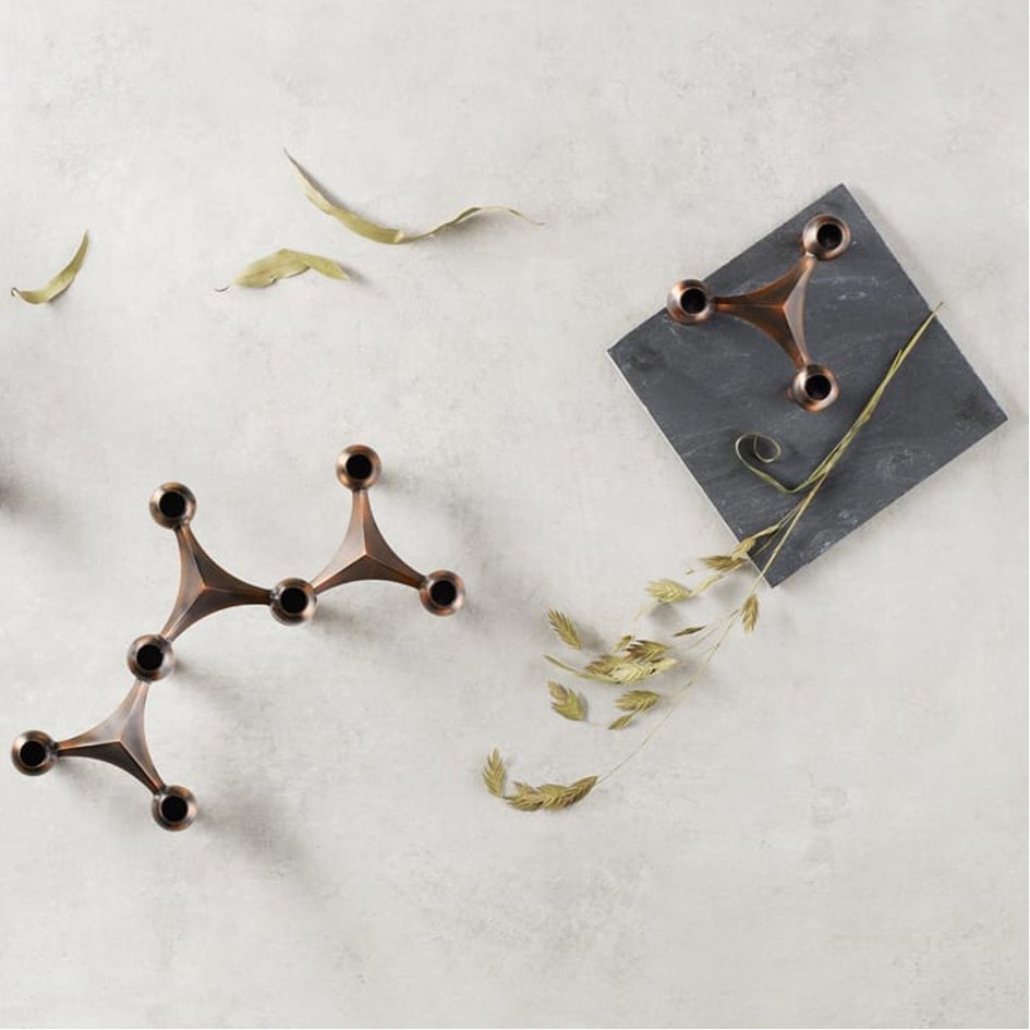 STOFF NAGEL antiek brons kandelaar - SuperMatique