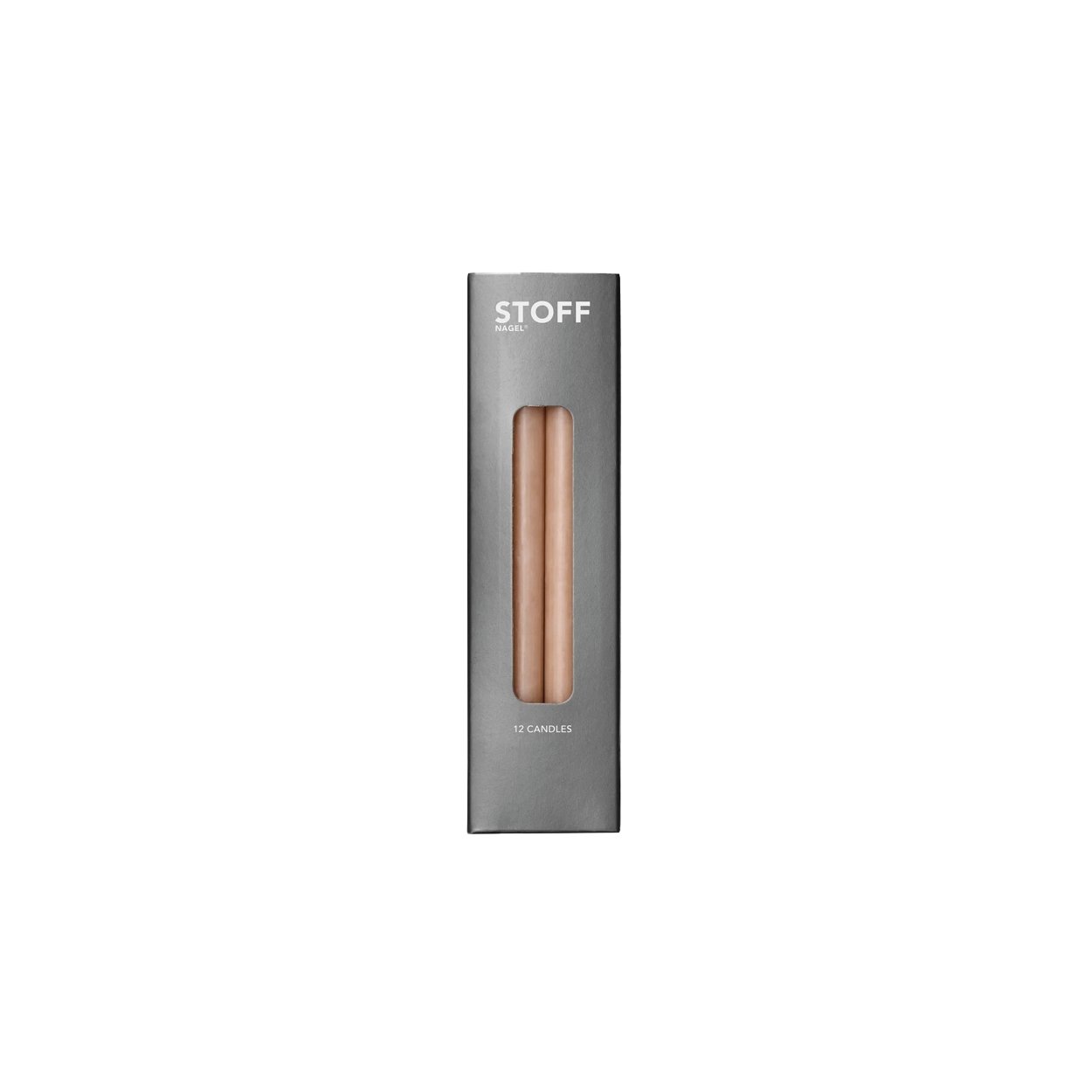 STOFF Nagel kaarsen 12-pack beige - SuperMatique