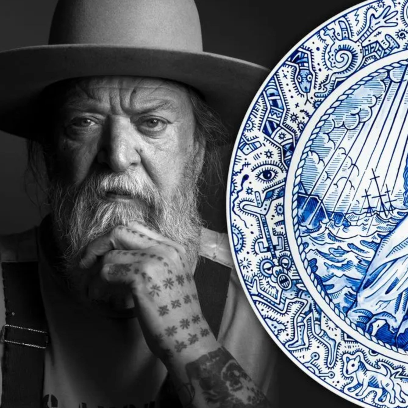 Table Box Sailor’s Grave Schiffmacher Collection Royal Blue Tattoo - SuperMatique